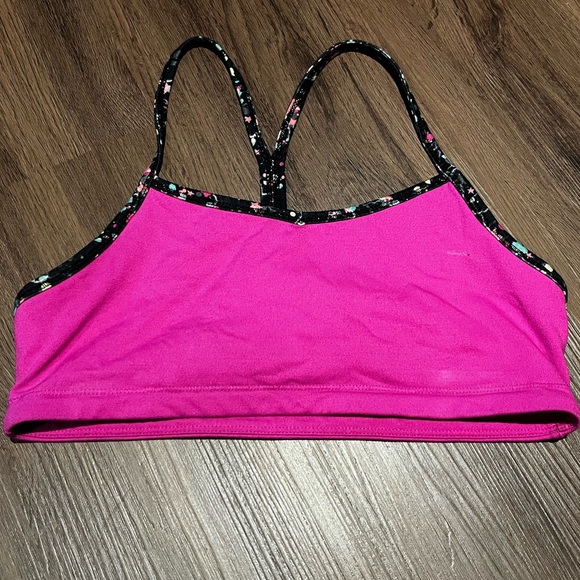 Un Padded Pink Sports Bra - Picture 1 of 4